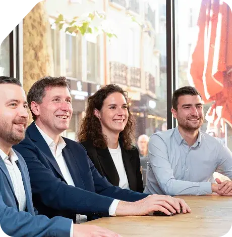 Bruno Nougayrède et son équipe