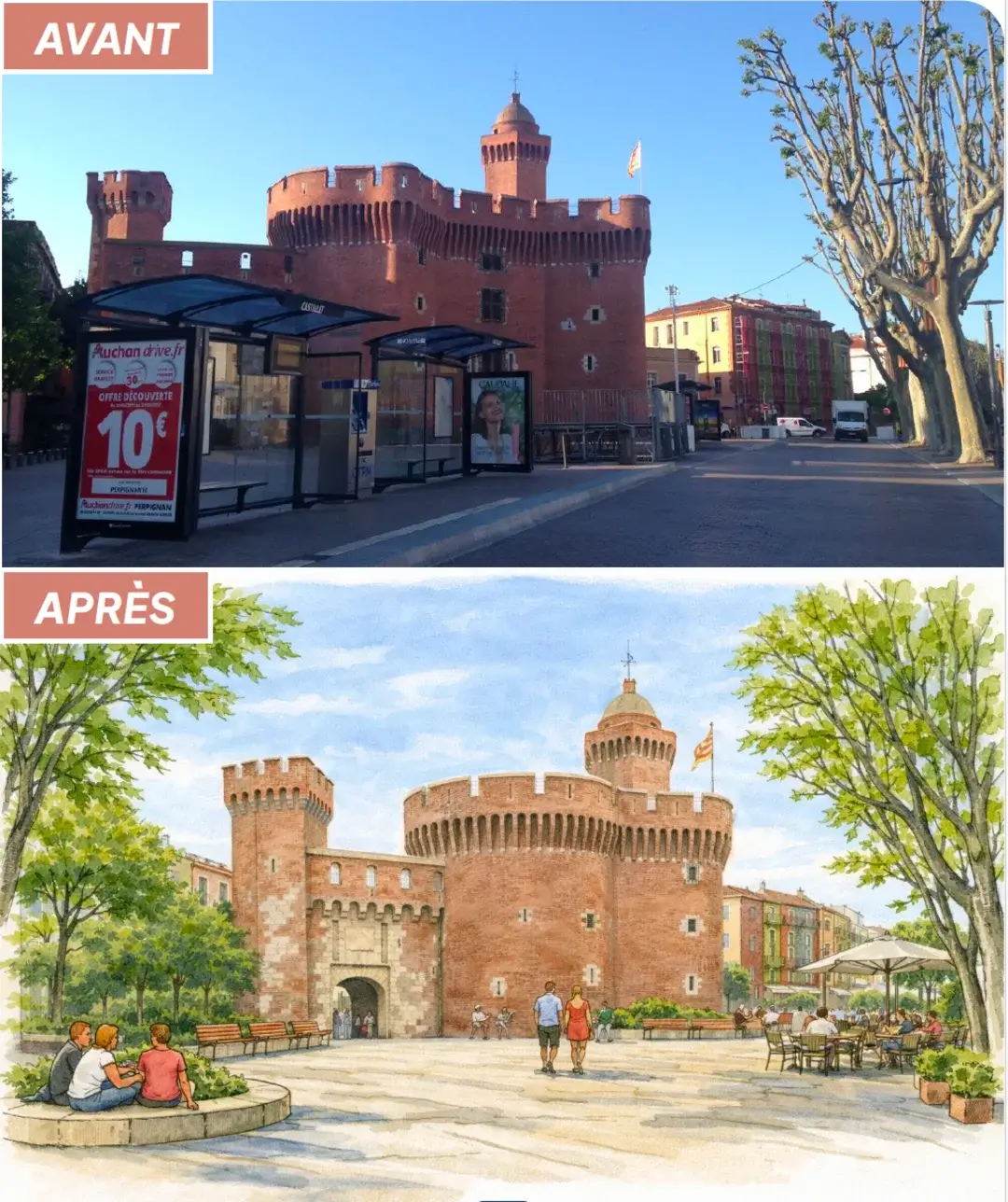 Le Castillet, porte vivante du centre ancien